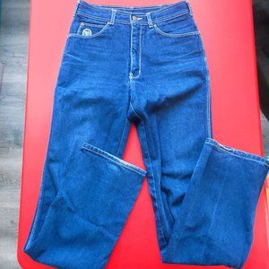 Branded Lion jeans blue women's waist 14" laying flat